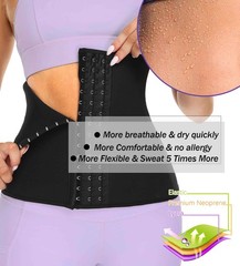 Men’s Sauna Suit Sweat Vest Neoprene Waist Trainer Tank Top T-Shirt Body Shaper