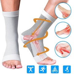 Foot Plantar Fasciitis Arch Support Compression Socks Ankle Heel Brace Sports