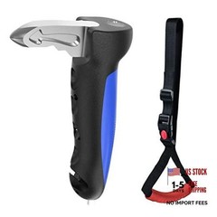 5 in 1 Vehicle Support Handles Elderly Portable Blue-with nylon handle