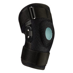 Plus Size External Hinged Knee Brace with Compression Wrap for Big & Wide Thigh