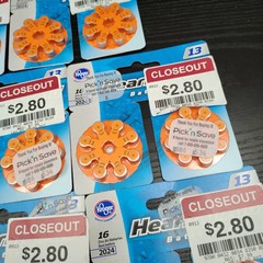 160 Kroger Size 13 Hearing Aid Batteries Battery 10 Packs Of 16 Exp. 2024