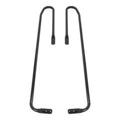 Universal Step Handrail Sturdy Black Metal For Stairs Porch & Loft Steps