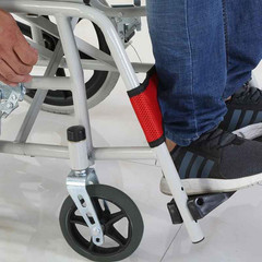 Foldable Wheelchair Lightweight Travel Mobility Chair Portable Transport Chair B