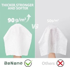 Disposable Compressed Face Towels Tablets, 100% USDA Biobased Quick Dry Porta…