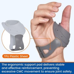CMC Thumb Brace – CMC Joint thumb arthritis brace for Osteoarthritis Pain, Fl…
