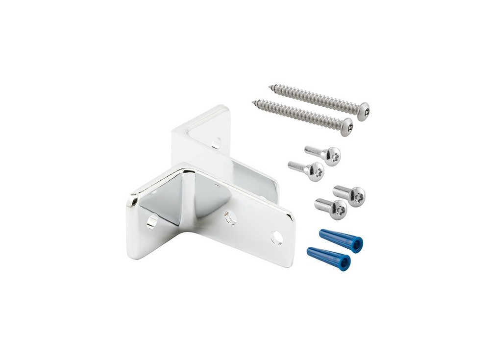 FHC Two Piece Wall Brackets 2-1/2″ Zinc Alloy Chrome Plated with Torx Fasteners