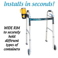 Universal Cup Holder for Walker/Wheelchair/Rollator