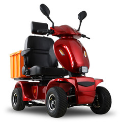 1000W 4-Wheel Heavy Duty Seniors Mobility Scooter 48V 20Ah 15 mph 33 Miles 500lb