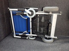 ZINGER 08300 BLU 02 Folding Power Chair, 275lbs Capacity*