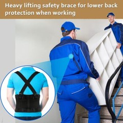 Fajas Para Hombres De Trabajo Soporte Con Tirantes Cinturones Ajustables Strap,M