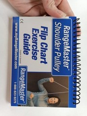 RangeMaster Shoulder Pulley Flip Chart Exercise Guide English & Spanish