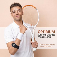 Adjustable Compression Elbow Brace for Tendonitis & Bursitis – One Size Fits All