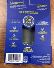 Dr. Scholl’s Heavy Duty Support Insoles Men 200 lbs+ Wide Tall Sizes 8-14 NEW