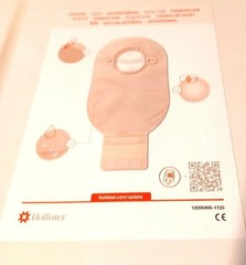 1 Box (10) Hollister 18003 2-Pc. Drainable Pouches 2-1/4″ Flange 2031 NIB