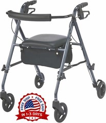 Andadores para personas mayores andador plegable con asiento andador con ruedas.