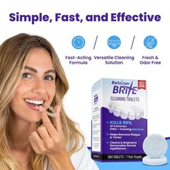 Retainer Brite Retainer brite, 1 year supply, 384 tablets, 384 Count
