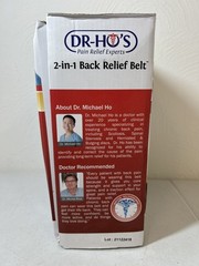 Dr. Ho’s Pain Relief Experts 2-in-1 Back Relief Belt Stretch + Support Back Belt