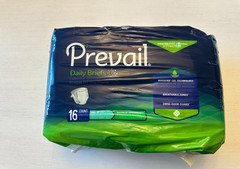 Prevail Daily Briefs/Adult Pull Up Diapers 16ct Small 20″-31″ NEW