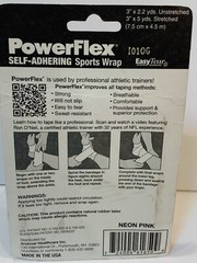 NIB Sports Wrap PowerFlex Self-Adhering , Neon Pink, 3″ Sports Wrap.