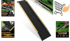 Aluminum Shed Ramp 60in Load Capacity 600 lbs for Motorcycle Bicycle Scooter