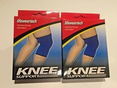 Compression Wraps 2 Knee Supports One Size Fits All Workout Sports Everyday Use