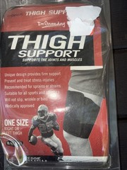 THIGH Hamstring SUPPORT -fits right or left – One Size – NEW non-slip Neoprene