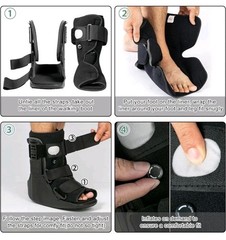Air Walker Boot, Fracture Boot Short Walking Protection Fits Left or Right Foot