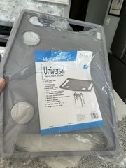 DMI Universal Walker Tray Gray Plastic 21 x 16 x 1 in 5 lb Cap 510-1083-0300