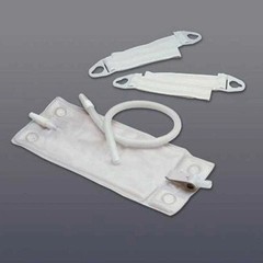 2 Pack Hollister 9349 Sterile Urinary Leg Bag 900 mL Vinyl w/ Leg Straps Ex 2028