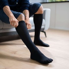 Plus Compression Socks 20-30 mmHg Medical Knee High Women Men Circulation S-4XL