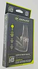 DonJoy Performance WEBTECH Silicone Web Tennis/ Golf Elbow Strap S/M Black