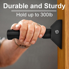 Flip up Grab Bar for Doorway, Elderly Stairs Safety Assist Handle | Fold-Up Desi