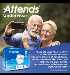 Attends Disposable Underwear Large Heavy 48 Ct