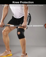 Knee Brace for Women Men with Side Stabilizers, 2 Pack Knee Braces
