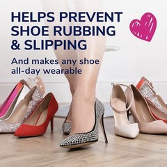 Dr. Scholl’s Heel Liner Cushions 3 Pairs Removable Self-Adhesive 6-10