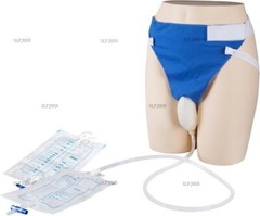 Silicone Wearable Urinal Bag Catheter Portable External Collector for women/ men