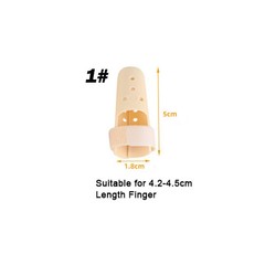 Mallet Finger Splint Orthotic Finger Straightening Protector for Sprained Finger