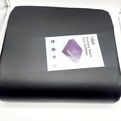 YOUFI Seat Cushion 4″ Memory Foam PU Leather for Sciatica & Back Pain 18x16x4″