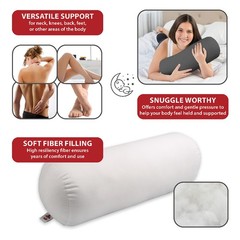 Core Products Jackson Roll Orthopedic Bolster Pillow – Neck, Back, Leg, Knee &