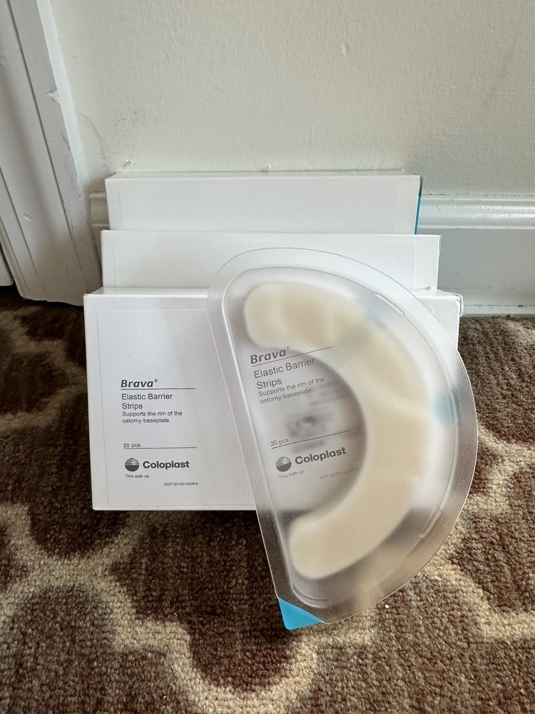 3 1/2 Boxes Coloplast #120700 Brava Elastic Barrier Strips 20 Strips