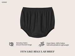 Adult Diaper Cover for Incontinence Noiseless Leak-Protection Underwear Plast…