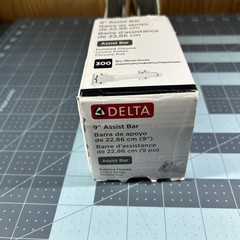 DELTA 9″ Assist Bar NEW Metal Polished Chrome ~300 LB~ Fixture Mobility Mount