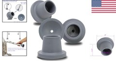 Reinforced Suction Cup Feet for Shower Chairs – Safety Ensured 1-1/8″ I.D, Grey