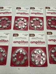 16 New Hearing Aid Batteries 8 Pack Size 312 Expired Nov. 2022 BRAND NEW 1.45V