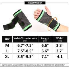 Sports Wrist & Hand Support Strap Tennis Golf Gym Bandage Wrap Pain Relief Bands