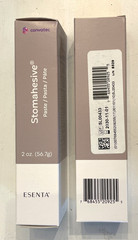 ConvaTec ESENTA Stomahesive Paste 183910 LOT of 2 New 2 oz Tubes exp 2030 Ostomy