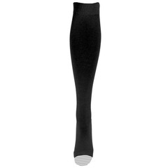 Truform Surgical Stockings, 18 mmHg Compression for Medium (Pack of 2), Black