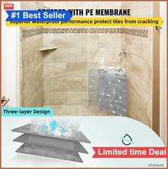 Tile Shower Seat 22.4 Inch 440 Lbs Load Bearing Waterproof Corner Bench