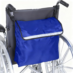 Wheelchair Bag Storage Pouch to Hang on Back, Water-Resistant, Easy to Use with