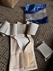Reflexes Adjustable shoulder Brace for Stabilization Size L Beige color Support